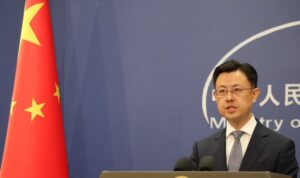 Juru Bicara Kementerian Luar Negeri China Guo Jiakun. Foto Antara