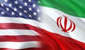 Ilustrasi bendara AS dan Iran. Foto Antara Ilustrasi bendara AS dan Iran. Foto Antara