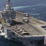 Kapal induk Prancis, Charles de Gaulle. Foto Antara