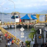 Pelabuhan penyeberangan Ketapang (Banyuwangi)-Gilimank (Bali). Foto Antara