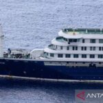 Kapal MV-Hondius yang penumpangnya terinfeksi hantavirus. Foto Antara