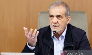 Presiden Iran Masoud Pezeshkian. Foto Antara Presiden Iran Masoud Pezeshkian. Foto Antara