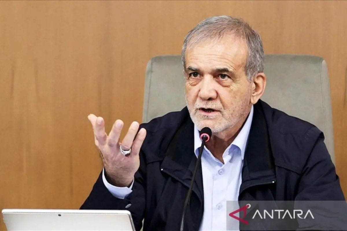 Presiden Iran Masoud Pezeshkian. Foto Antara