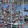 Kapal Global Sumud Flotilla. Foto Antara