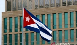 Ilustrasi bendera Kuba. Foto Antara Ilustrasi bendera Kuba. Foto Antara