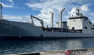 Ilustrasi kapal perang TNI AL. Foto Antara Ilustrasi kapal perang TNI AL. Foto Antara