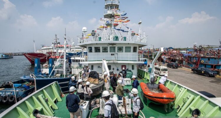 Ilustrasi Kapal Riset Foto Antara