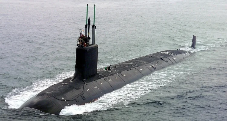 Kapal selam bertenaga nuklir klas Virginia. Foto Indomaritim/Ist