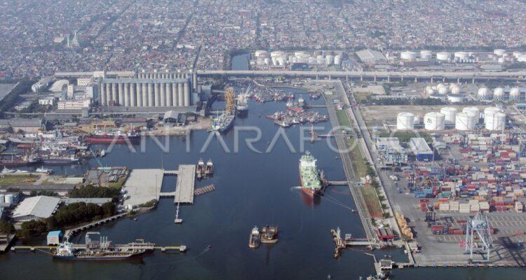 ilustrasi pelabuhan Tanjung Priok. Foto Antara