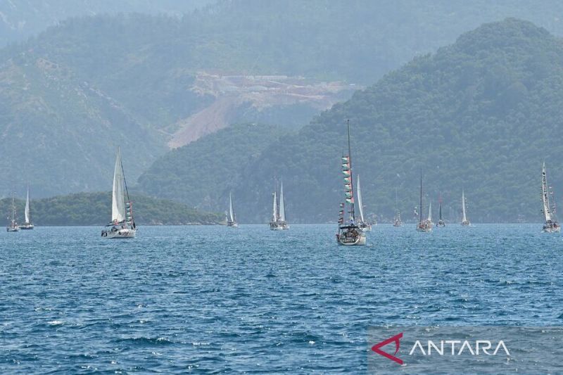 Armada Sumud Flotilla. Foto Antara Armada Sumud Flotilla. Foto Antara