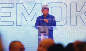 Sekretaris Jenderal DPP Partai Demokrat Herman Khaeron dalam Musyawarah Daerah (Musda) VI DPD Partai Demokrat Provinsi Lampung, Bandar Lampung, Sabtu (27/6/2026). Foto Indomaritim.com/Ist