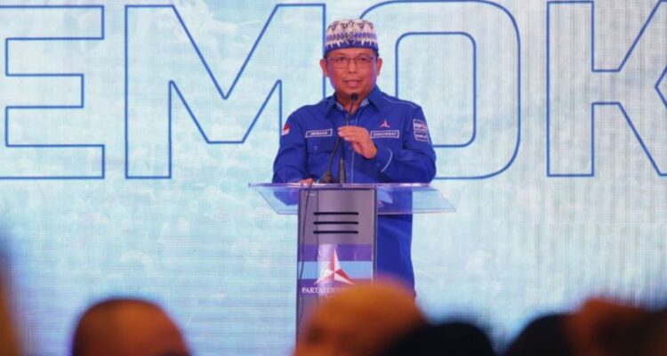 Sekretaris Jenderal DPP Partai Demokrat Herman Khaeron dalam Musyawarah Daerah (Musda) VI DPD Partai Demokrat Provinsi Lampung, Bandar Lampung, Sabtu (27/6/2026). Foto Indomaritim.com/Ist