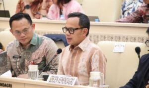 Deputy Minister of Home Affairs Bima Arya Sugiarto attends a hearing with Commission II of the House of Representatives (DPR) on the draft government regulation on regional and village administrative restructuring at the parliamentary complex in Jakarta, June 4, 2026. ANTARA/HO-Ministry of Home Affairs. Antara Photo