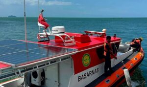Pencarian KM. Ocean Three oleh Kantor SAR Natuna pada Sabtu (27/6/2026). Foto Antara