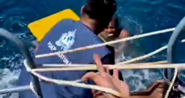 Anak Buah Kapal KM Ocean Three ditemukan pada Minggu (28/6/2026). Foto Antara