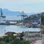 Suasana Pelabuhan Jayapura di Kota Jayapura, Papua. Foto Antara