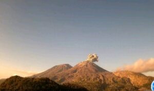 Mount Lewotobi Laki-laki in East Flores, East Nusa Tenggara, erupted on Friday (June 12, 2026) at 7:04 a.m. Antara Photo