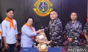 Penandatanganan nota kesepahaman Kodaeral IX Ambon bersama Yayasan Wanadri dalam menjaga kelestarian pesisir Maluku, Selasa (2/6/2026). Foto Antara Penandatanganan nota kesepahaman Kodaeral IX Ambon bersama Yayasan Wanadri dalam menjaga kelestarian pesisir Maluku, Selasa (2/6/2026). Foto Antara