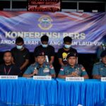 Kodaeral VIII menggelar konferensi pers digagalkannya penyelundupan sejumlah barang ilegal oleh warga negara asing asal Filipina senilai Rp1 miliar lebih. Foto Antara