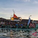 Perlombaan Dragon Boat Race 2026 di Kota Tanjungpinang, Kepulauan Riau (Kepri) menjadi daya tarik wisata budaya dan bahari, Sabtu (27/6/2026). Foto Antara