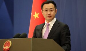 Juru Bicara Kementerian China Lin Jian. Foto Antara Juru Bicara Kementerian China Lin Jian. Foto Antara