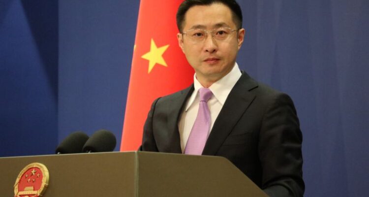 Juru Bicara Kementerian China Lin Jian. Foto Antara