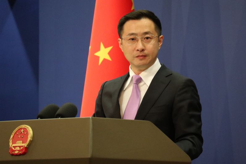 Juru Bicara Kementerian China Lin Jian. Foto Antara
