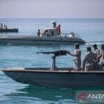 Ilustrasi - Kapal patroli milik Korps Garda Revolusi Islam Iran (IRGC) di Selat Hormuz. Foto Antara