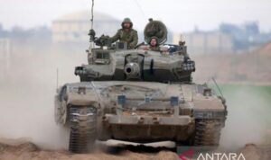 Ilustrasi - Tank pasukan Israel. Foto Antara Ilustrasi - Tank pasukan Israel. Foto Antara