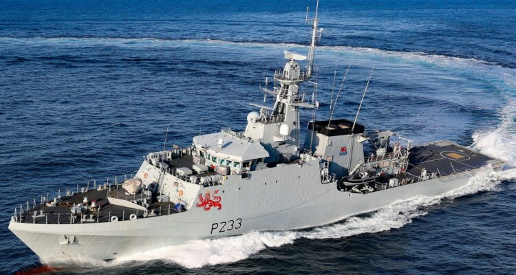 Ilustrasi: Kapal Perang Angkatan laut Inggris, HMS Tamar, Foto Indomaritim.com/Kedubes UK