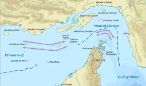 Peta Selat Hormuz. Foto Antara