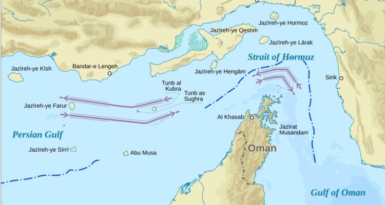 Peta Selat Hormuz. Foto Antara