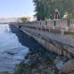 Kawasan pesisir Pantai Ampenan, Kota Mataram, Provinsi Nusa Tenggara Barat, Minggu (31/5/2026). Foto Antara