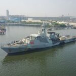 Kapal patroli lepas pantai Inggris, HMS Tamar-233 tiba di Jakarta untuk kunjungan selama empat hari. Foto Indomaritim/Kedubes Inggris.