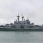 Kapal induk Giuseppe Garibaldi yang akan dibeli TNI AL. Foto: Indomaritim.com/Ist