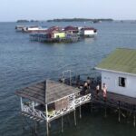 Kondisi vila tradisional saat ini di Bontang Kuaala, Kota Bontang, Kalimantan Timur. Foto Antara