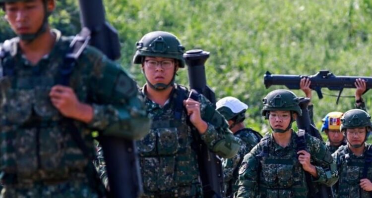 Ilustrasi prajurit wajib militer Taiwan. Foto Antara