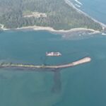 Kondisi alur Pelabuhan Pulau Baai Kota Bengkulu yang kini sudah membaik setelah upaya normalisasi alur. Foto Antara