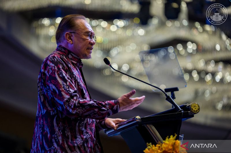 Perdana Menteri Malaysia Anwar Ibrahim dalam Pertemuan Meja Bundar Asia-Pasifik ke-39 (APR) di Kuala Lumpur, Malaysia, Kamis (2/6/2026). Perdana Menteri Malaysia Anwar Ibrahim dalam Pertemuan Meja Bundar Asia-Pasifik ke-39 (APR) di Kuala Lumpur, Malaysia, Kamis (2/6/2026). Foto Antara