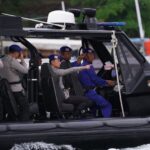 Kapolda Sultra Himawan Bayu Aji saat melakukan patroli di wilayah Perairan Sulawesi Tenggara, Jumat (10/7/2026). Foto Antara