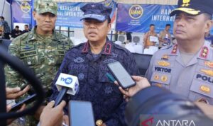 Kepala Badan Narkotika Nasional (BNN) Provinsi Kepulauan Bangka Belitung, Eko Kristianto (tengah). Sumber Foto: Antara