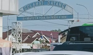 Pintu Gerbang Kabupaten Penajam Paser Utara, Provinsi Kalimantan Timur. Sumber foto: Antara