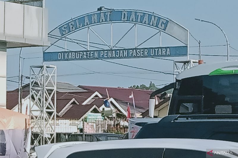Pintu Gerbang Kabupaten Penajam Paser Utara, Provinsi Kalimantan Timur. Sumber foto: Antara