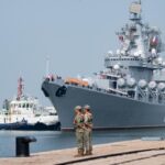 Ilustrasi: Kapal perang China dan Rusia memulai latihan angkatan laut tahunan. Foto Antara