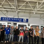Pemulangan empat nelayan dari Pelabuhan Stulang Laut Johor Bahru ke Tanjungpinang Kepri, didampingi oleh KJRI Johor Bahru. Foto Antara