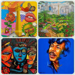 Sejumlah karya pada pameran Semau Gue. Foto Indomaritim.com/dokumentasi Perupa Jakarta Raya