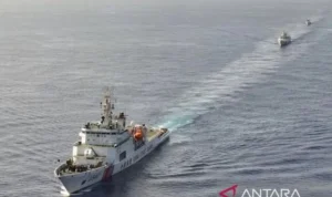 Ilustrasi: Kapal penjaga pantai China. Foto Antara
