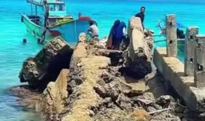 Pelabuhan Pulau Siumat, Kecamatan Simeulue Timur, Kabupaten Simeulue, Aceh, Rabu (22/7/2026). Sumber foto: Antara