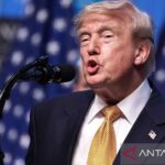 Presiden AS Donald Trump menggelar konferensi pers di Kompleks Kepresidenan sebagai bagian dari KTT NATO ke-36 para Kepala Negara dan Pemerintahan di Ankara, Turkiye, pada 8 Juli 2026. Sumber foto: Antara