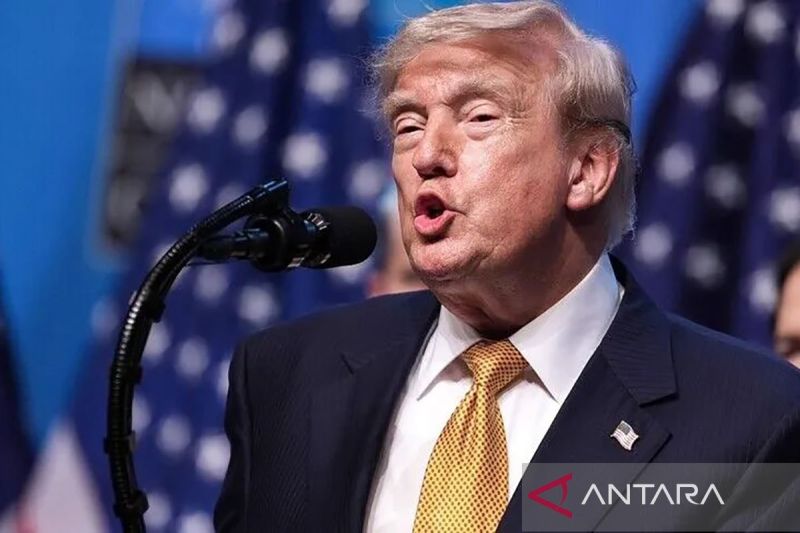 Presiden AS Donald Trump menggelar konferensi pers di Kompleks Kepresidenan sebagai bagian dari KTT NATO ke-36 para Kepala Negara dan Pemerintahan di Ankara, Turkiye, pada 8 Juli 2026. Sumber foto: Antara Presiden AS Donald Trump menggelar konferensi pers di Kompleks Kepresidenan sebagai bagian dari KTT NATO ke-36 para Kepala Negara dan Pemerintahan di Ankara, Turkiye, pada 8 Juli 2026. Sumber foto: Antara